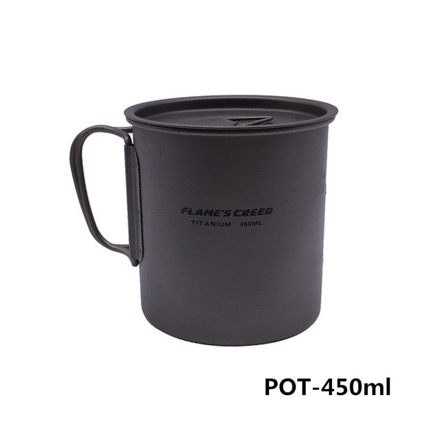 1.1L  Ultralight  Titanium Pot