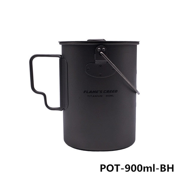 1.1L  Ultralight  Titanium Pot